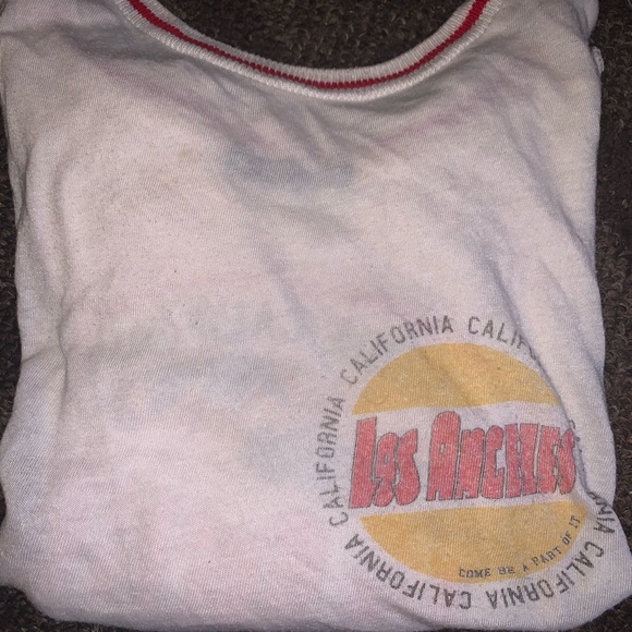 Brandy Melville Cropped LA California Graphic Tee - Picture 4 of 5